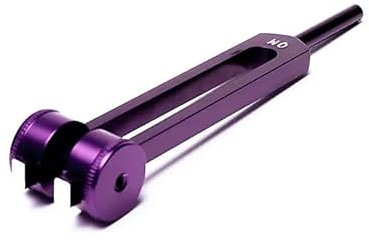 Stimmgabel mittleres Ohm (136,10 Hz) violett