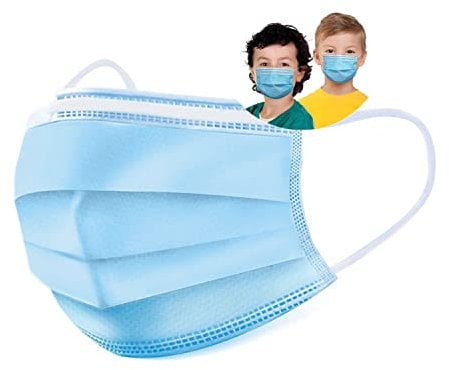 50 Stück Medizinischer Mundschutz für Kinder 100% Made in Italy EN14683 Class I Type II BFE ≥ 99% Op Masken Kindermasken