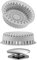 Aojuxix Rain Smaller XX1X18 Drain Strainer - Silicone & Zinc Construction - Grey Finish