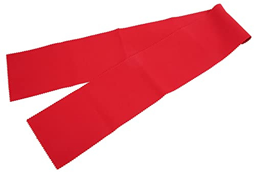 Rotes Piano Keyboard Cover Piano Reinigungstuch aus Weicher Baumwolle, Hält das Piano Aufgeräumt Auch eine Kreative Dekoration für 88 Tasten,125 X 15cm(rot)