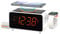Radio-réveil à Double Charge sans Fil avec Haut-Parleur Bluetooth, Radio FM Numérique, Deux Ports USB, Double Alarme, Veilleuse, Commande de Gradateur et écran Orange 1,4 iTOMA CKS209