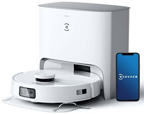 ECOVACS DEEBOT T10 PLUS Robot Vacuum Cleaner with Mop and Auto-Empty Station 3000 Pa, AIVI 3.0 Obstacle Avoidance, OZMO™ Pro 3.0 oscillating mopping, TrueMapping Navigation, YIKO AI Voice Interaction
