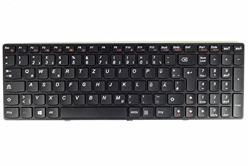 Tradebit - Ersatztastatur I Tastatur für Laptop I Kompatibel mit Lenovo IdeaPad G500 G505 G510 G700 G710 I DE QWERTZ I Deutsche Layout I Präzise Verarbeitung