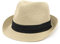 Zylioo XL Chapeaux de Paille Trilby Homme Surdimensionné,Chapeau Fedora Ete Large Tête,Casquette Homme Grande Taille