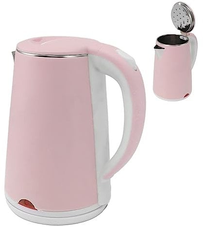 2L Electric Hot Water Kettle, 2000W Electric Kettle Auto Shutoff Boil Dry Protection Water Boiler Heater Tea Kettle Hot Water Boiler (Pink)
