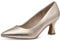 MARCO TOZZI Damen Pumps Spitz Vegan, Beige (Platinum), 40 EU