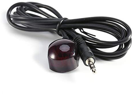 Sxhlseller IR Blaster Remote Control Receiver Extender Cable 3.5mm, Extend Signal to Any Room, Stick to AV Equipment, Plug and Play