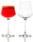 Campari - Set di 2 bicchieri da cocktail e cocktail, colore: Trasparente