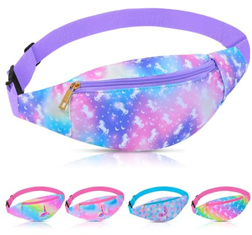 Kinder Bauchtasche Umhängetasche Mädchen Schultertasche Kinder Gürteltasche für Kinder zum Reisen, Laufen und Campen