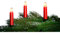 Erzgebirge Palast NARVA Lichterketten/Lichtfuchs GmbH NARVA Außenlichterkette mit 20 Kerzen - Rot