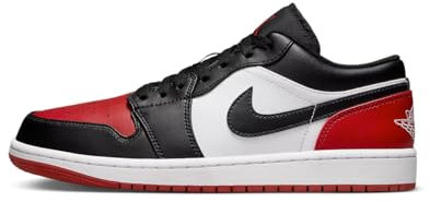 Jordan 1 Retro Low Og Ex Herrenschuhe, Weiß/Schwarz-Rot Niedrig, Größe 47, Weiß, Schwarz, Rot, niedrig, 47.5 EU