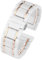 BCMCBV Keramik-Edelstahlarmband, 20 mm, 22 mm, 16 mm, 18 mm, Schnellverschluss-Uhrenarmbänder, 18 mm, Achat
