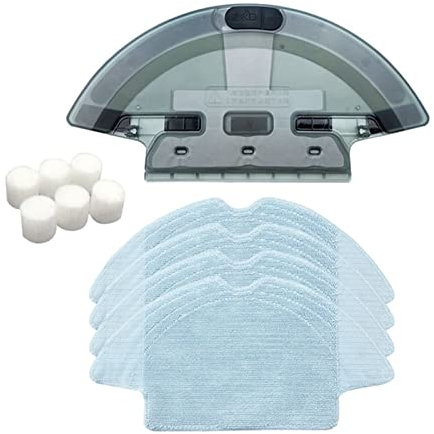 YBRAVO Wischmopp Reinigungstuch Wassertank Waschbar Lappen Roboter Staubsauger Zubehör Ersatzteile Staubsauger Reparatur Teile