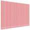 vidaXL - 4.5x3m Red and White Striped Awning Replacement Fabric with PU Coating, UV and Water-Resistant for Outdoor Use