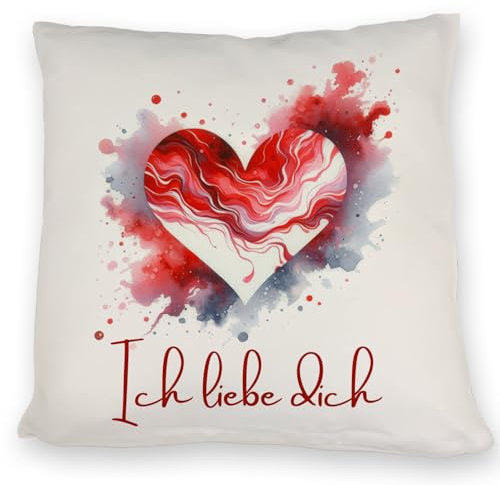 speecheese Kissen Ich Liebe Dich Herzliches Rotes Symbol der Leidenschaft