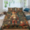 RIAVBAODG 3D Imprimé Casse-Noisette-Casse-Noisette en Bois Housse De Couette Doux Et Confortable Fermeture Éclair pour Garçons, Adolescents Adulte Enfant Double（200x200cm）