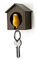 BUGUUYO Birdhouse Schlüsselanhänger Mit Gelbem Vogel Vogelhaus Gelber Spatz Schlüsselanhänger Vogelhäuschen Schlüsselanhänger Schlüsselbund Coffee