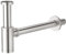 Faustina Sifón universal para lavabo, sifón tubular de 1 1/4 pulgadas, desagüe para lavabo, baño de acero inoxidable cepillado