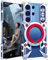 Coque de Téléphone Métal Créative pour Samsung Galaxy S23 Ultra 5G. Cover Etui de Téléphone de Jeu Gaming Galaxy S 23 Ultra [Argent]