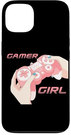 Hülle für iPhone 13 Gamer Girl Joystick Mädchen Videospiele E-Sport Retro Gaming