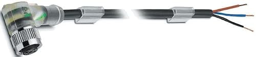 Phoenix 1669864 3 m Black, Grey Signal Cable – Signal Cables M12, Black, Grey