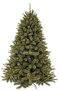 Triumph Tree 788040 Künstlicher Weihnachtsbaum Forest Frosted Pine Höhe 155 cm Durchmesser 119 cm, Zweige 618, grün