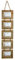 A Company Specializing In Handcrafted Wooden Decor 5 Wooden Rope Linked Photo / Picture Frames 6x4 (12x15cm) Driftwood Style Frames Set of 5