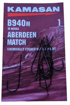 Kamasan B940m Aberdeen Match Hooks - Size 1