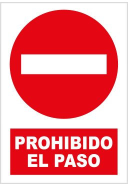 S21 Señalización PRR3055.G Señal prohibido el paso, Multicolor