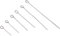 PandaHall Elite Uber 600pcs in einer Box von 6 Groben Edelstahl Eyepins Open Eye Pins Sets Lots fur Perle Schmuck Making in Lange 16-50mm