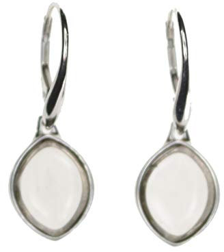 Rauchquarz Ohrringe, elegante Ohrhänger mit Rauchquarz in Sterling Silber 925/000 von Artisana-Schmuck