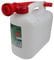 RocwooD Jerrican en plastique transparent pour tondeuse à gazon, 5 litres, bec flexible