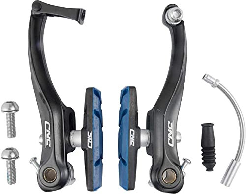 Chooee Mountain Bike Linear V-Brake, Bicycle Front/Rear V-Brake,1 pair,black/blue