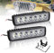 NAIZY 2 * 18W LED Arbeitsscheinwerfer Quadrat Offroad Flutlicht Arbeitslicht 12V/24V Zusatzscheinwerfer 1600LM Scheinwerfer IP67, für SUV UTV ATV(2 Stück)