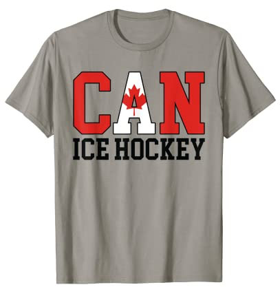 Canada Flag Hockeyspieler - Canadian Canadian Ice Hockey T-Shirt