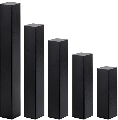 REESE | Eckturm | Schwarz | ohne Fase | MDF Profil & Zubehör | 105mm