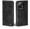LBH Handyhülle für Xiaomi Mi 11 Lite / 11 Lite 5G in Schwarz mit Karten- und Geldfach Smartphone Hülle mit Standfunktion Flip Case Schutzhülle Magnetverschluss Vintage