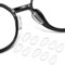OPUGIT Eyeglass Nose Pads, Adhesive Anti Slip Eyeglasses Nose Grips with Airbag,3.2mm Thickness for Eyeglasses Sunglasses Reading Glasses,5 Pairs,White