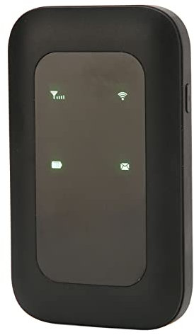 Routeur de Point D'accès Mobile 4G LTE, Affichage Intelligent LED dans le Monde Entier WiFi Point D'accès WiFi Portable Haute Vitesse, Prise en de la Carte SIM, Poche WiFi