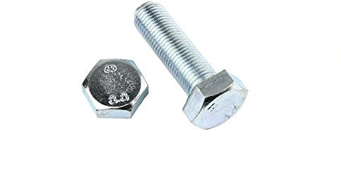 10 Stk Sechskantschraube DIN 961 M16x1,5x60 - Stahl verzinkt