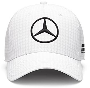 MERCEDES AMG PETRONAS Formula One Team - Kinder 2023 Lewis Hamilton Kappe - Weiß - Größe: Einheitsgröße