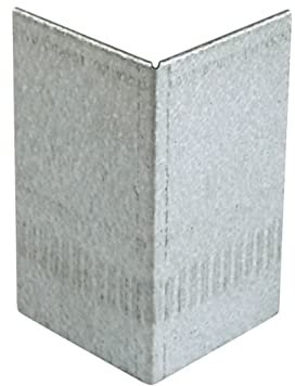 innogard 6016-001 – Eckverbinder Außen-Eck für Rasenkante – Alu-Zink – Beet-Einfassung, Korrosionsschutz, 15 cm Höhe