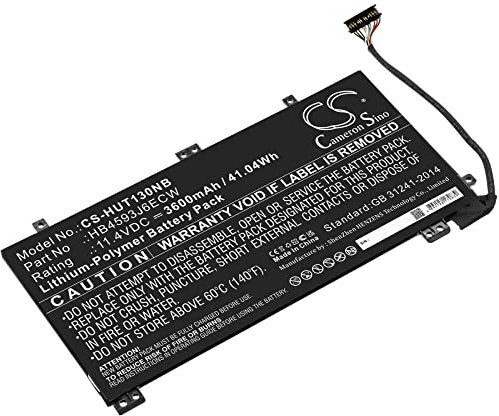 TCTK Laptop Akkus 3600mAh Kompatibel mit [Huawei] MateBook 13, MateBook 13 i7, MateBook13 2020, WRT-W19, WRT-W19L, WRT-W29, WRT-WX9 Ersetzt HB4593J6ECW, HB4593J6ECW-31