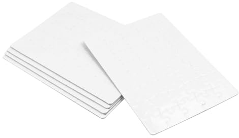 VOANZO 5 Sheet Sublimation Puzzle Blanks 40 Piece Blank Jigsaw Puzzles for Make Your Own Jigsaw Puzzle