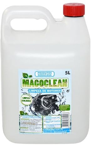 Desengrasante Motor Coche Moto Piezas Mecánicas Frenos y Cadenas Professional 5L | Efectivo contra Óleos y Residuos Carbonizados Elimina Óleos, Grasas - Ecológico