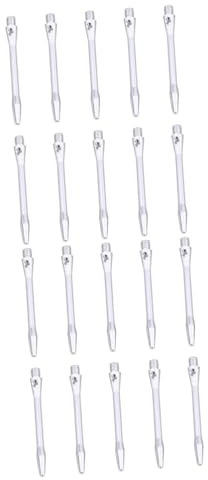 Kisangel 20pcs Alloy Darts Shafts Target Shafts for Professional Dart Players Thread