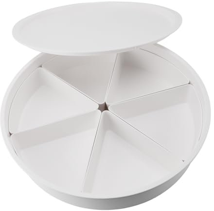 HIPS Play Sensory Bin, 6 Fächer Sensorische Spielschalen mit Deckel, Hand-Auge-Koordinations-Spieltablett Zur Förderung der Gehirnentwicklung, Geschenkidee für Kinder zum Geburtstag, Weihnachten