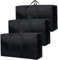 SUOHINAO 3 Pack 230L Large Storage Bags,Clothes Storage Bags with Zips for Bedding Duvets Blankets