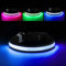 RUXAN Leuchtendes Hundehalsband USB Aufladbar, LED Hundehalsband Wasserdicht mit 3 Modi Größe Einstellbar Sicherheit Hundehalsbands für Kleine Mittlere Große Hunde für Nacht Sicherheit