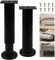 KITERI 18-30cm Adjustable Furniture Leg, 2 Pcs Metal Furniture Support Legs Retractable Heavy Duty Furniture Foot Sofa Support Feet Leg Replacement Black Bed Support Leg for Cupboard Table Desk
